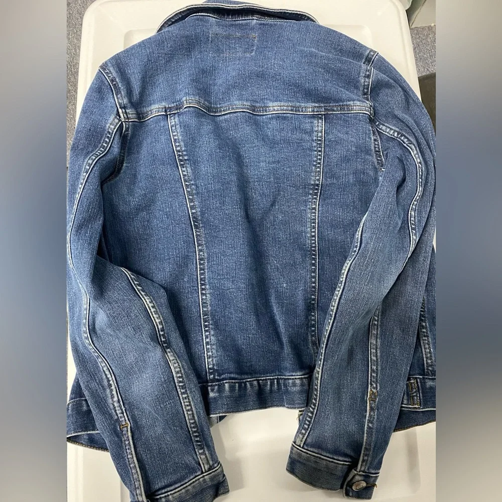 Time And Tru Jean Jacket, Kids, 4/6 S, Used, Denim